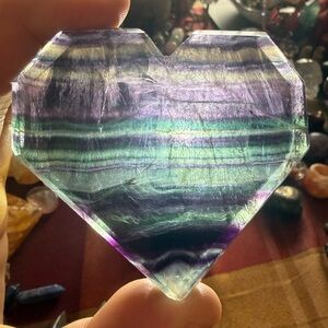 Fluorite Heart